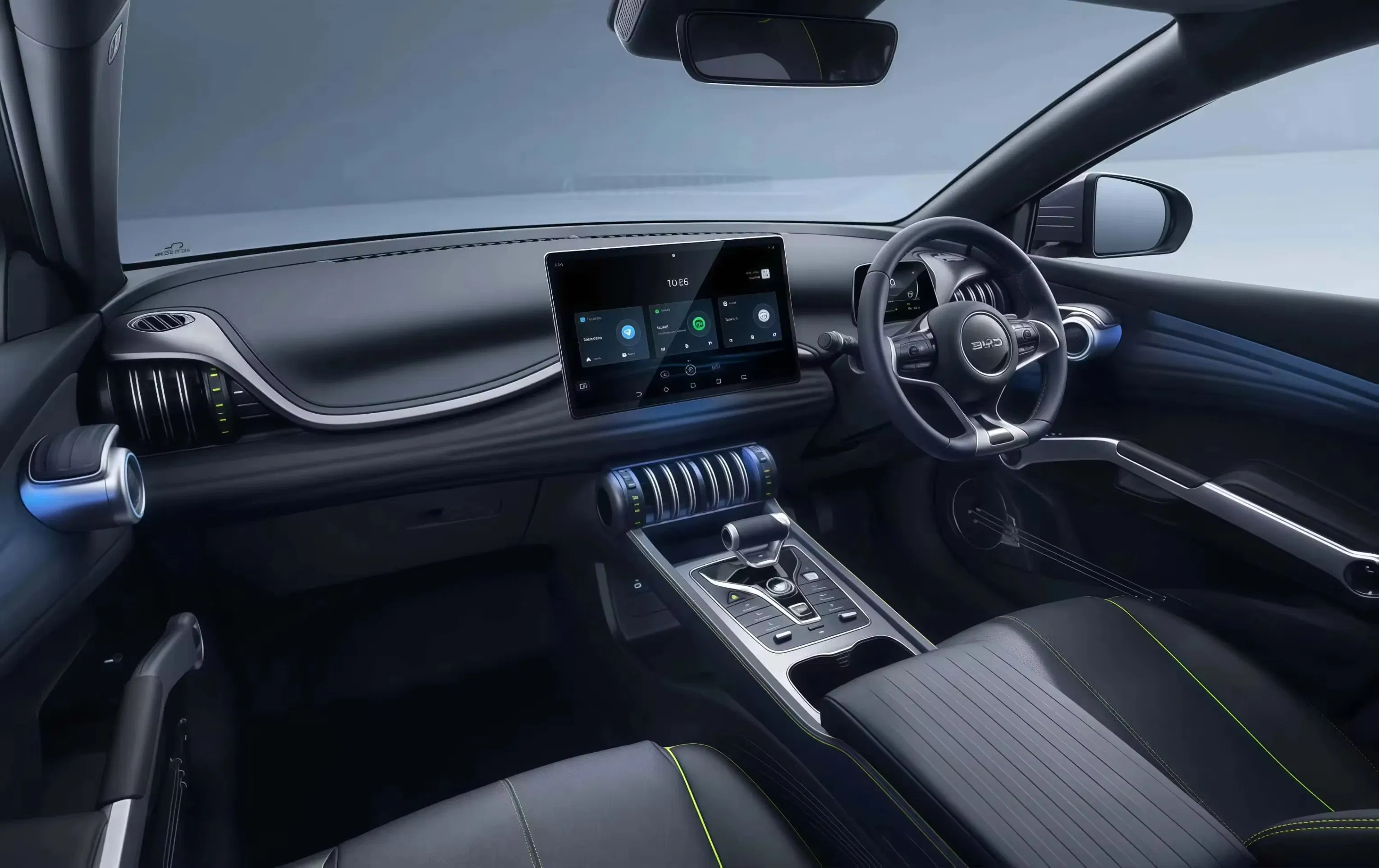 2026 Novo-Trend Byd Atto 3 Carros com Direção à Direita com Toda Nova Plataforma E 3.0 e 8-in-1 Trem de Força Elétrico