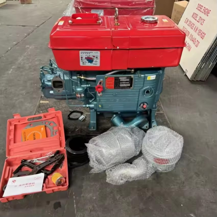 Modelo Popular Zs1115 Motor Diesel de Cilindro Único 24HP Refrigerado a Água 4 Motor Diesel de Curso