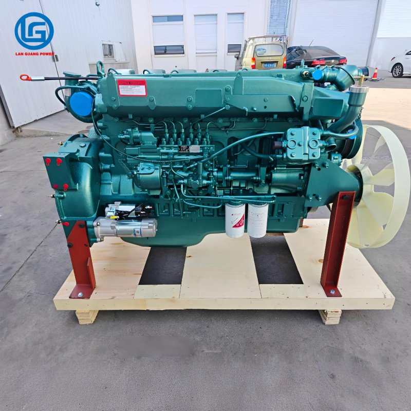 Sinotruk HOWO Wd615.47 Turboalimentado Intercooler 2200 Rpm 371HP Motor Diesel