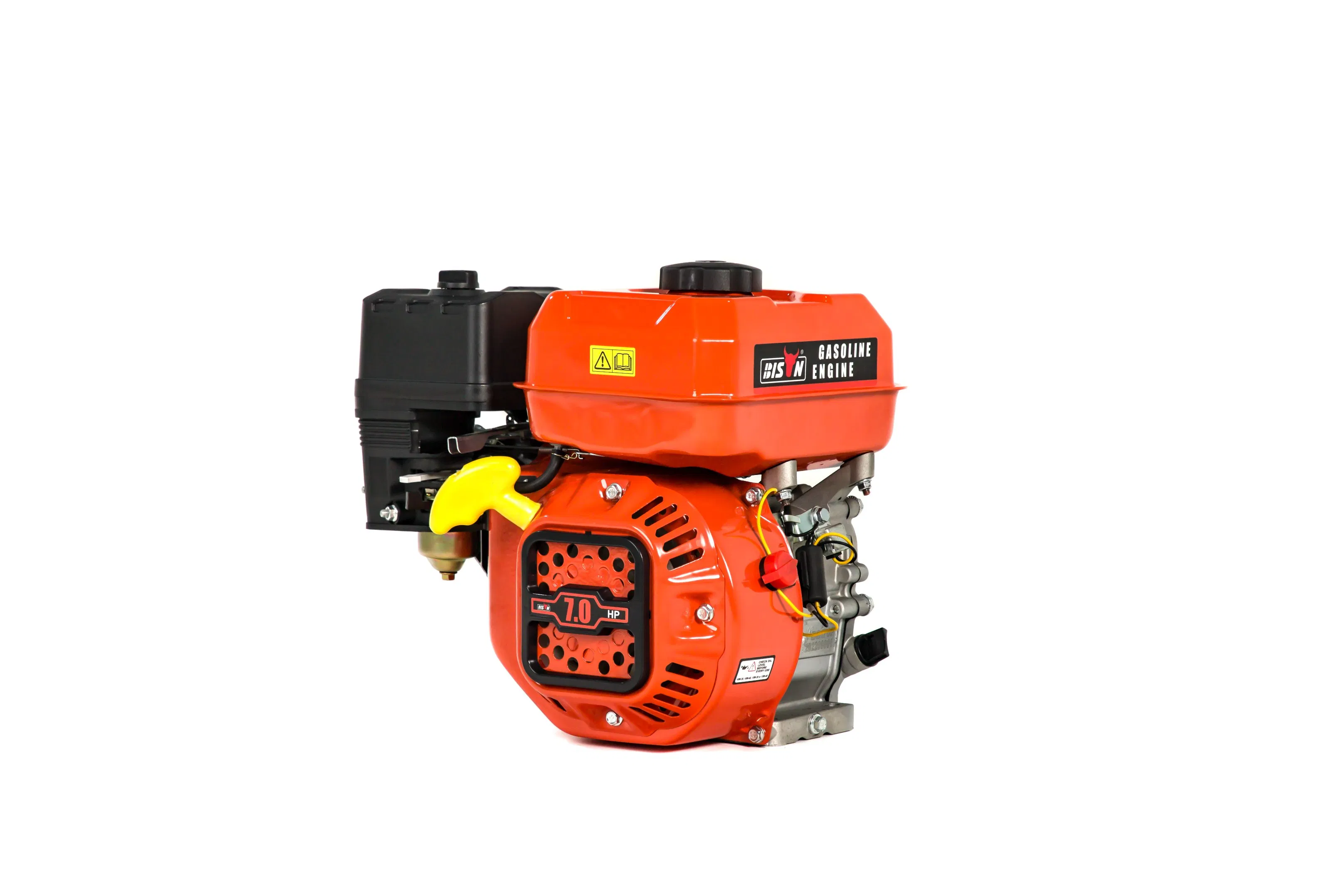 Bison China 170f 4 Motor de Stroke, Motores a Gasolina Pequenos Refrigerados a Ar com Partida Elétrica, Bombas de Água Motor a Gasolina