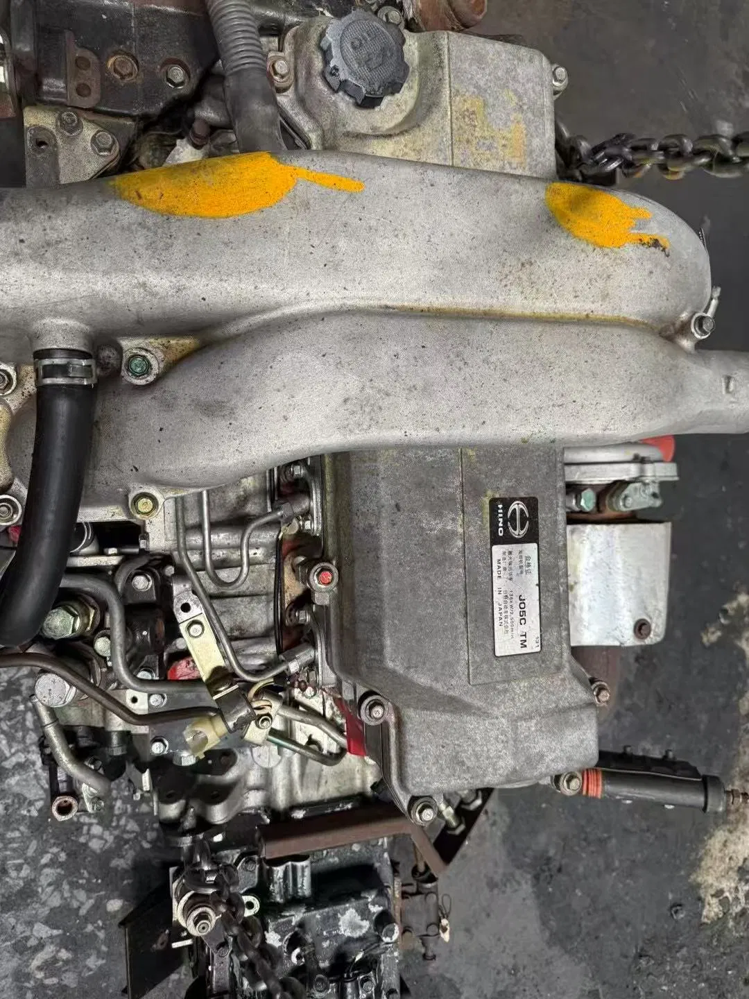 Conjunto de Motor Completo J05CT Totalmente Recondicionado 136 Kw para 10-12 Caminhão Médio de Tonelada