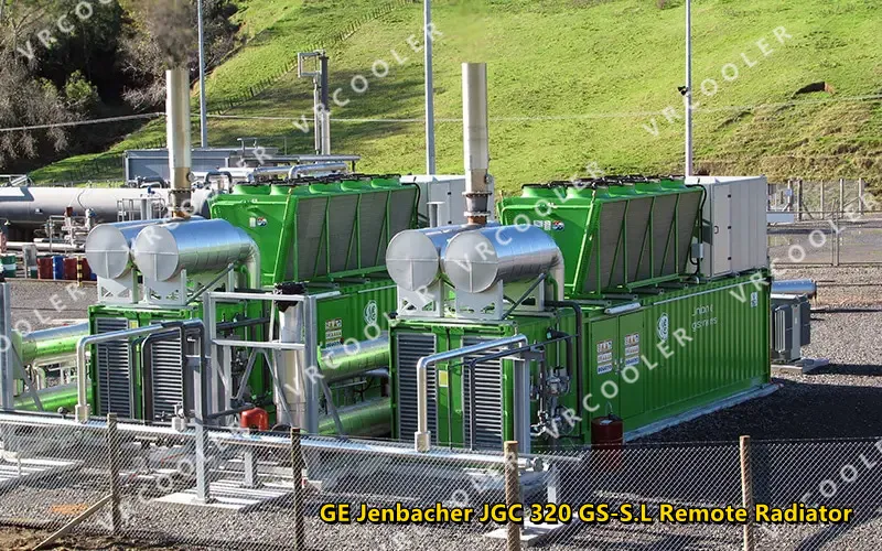 Radiador de Gás do Motor Gerador Sistema de Resfriamento do Motor