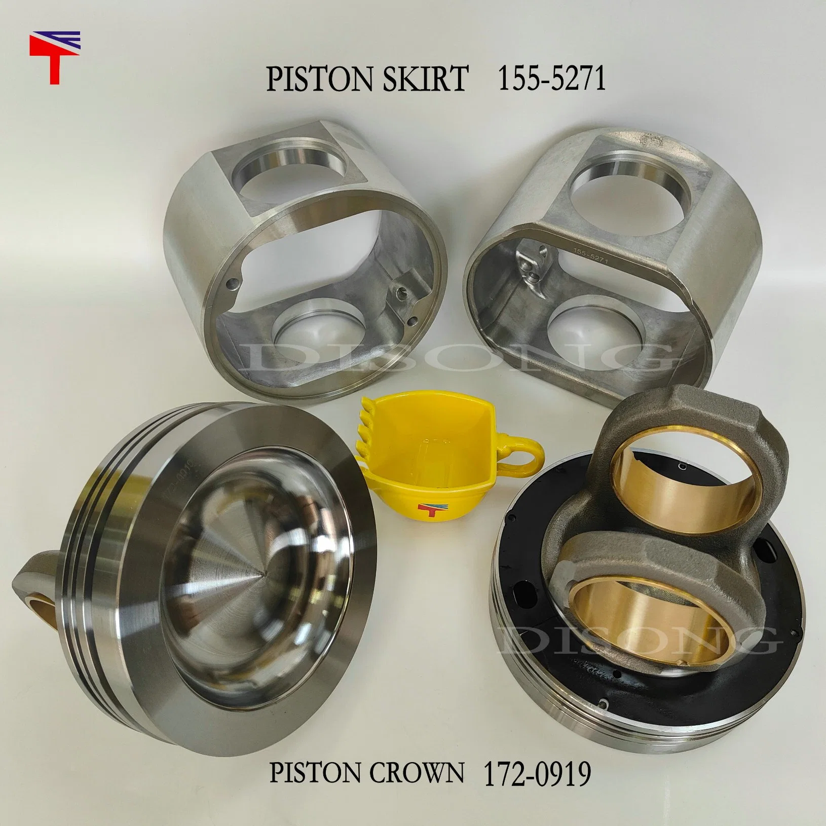 Coroa do Piston 172-0919 para Conjunto de Gerador Motor 3508 3512 3516 Peças Saia do Piston 155-5271