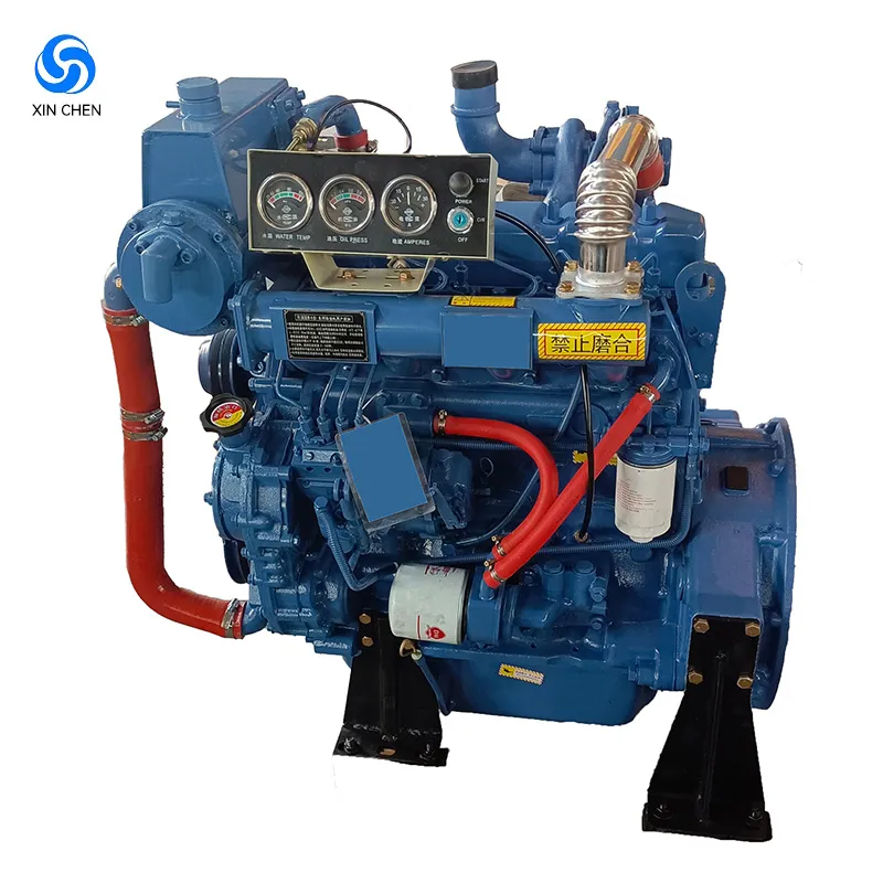 Motor Diesel Turboalimentado de Alta Estabilidade 4-Cilindros Refrigerado a Água