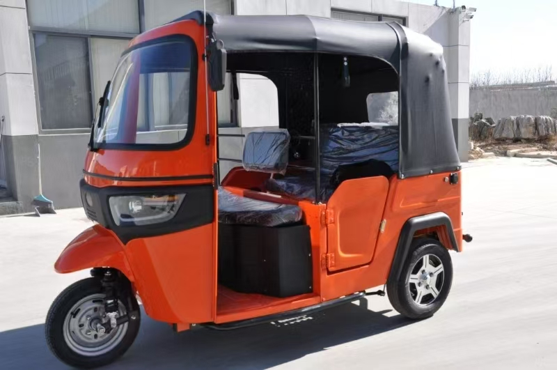 Triciclo elétrico de alta resistência com quadro de aço, gama premium Reev, powertrain estendido