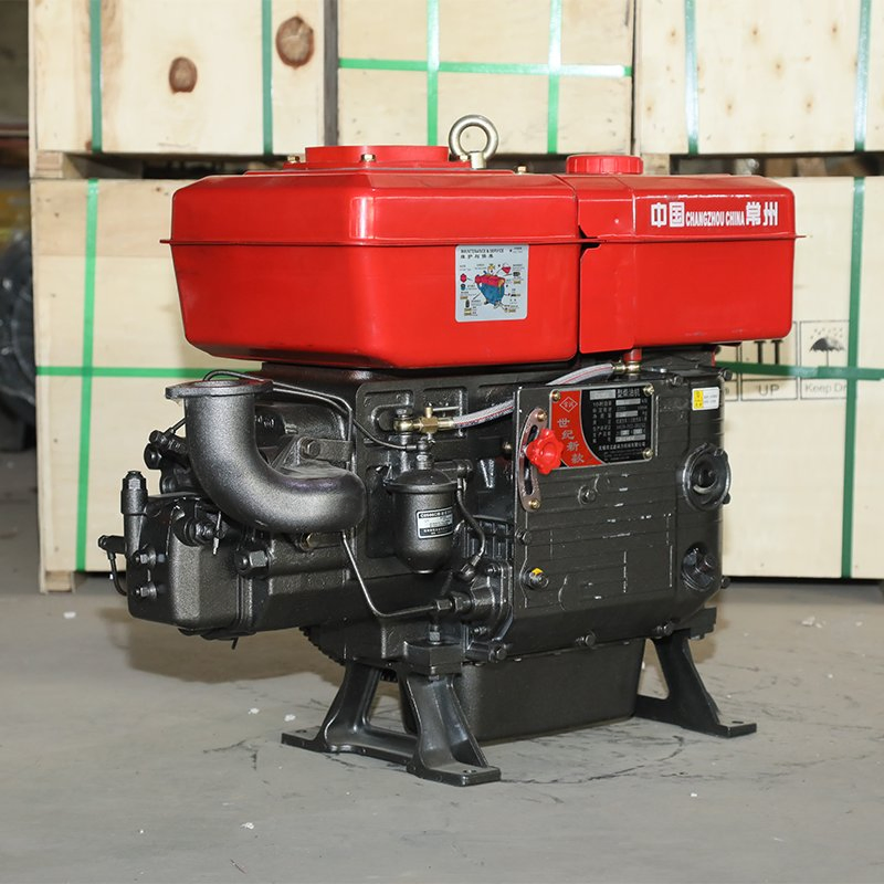 15HP 18HP 24h 28HP 30HP 36HP 40HP Motor Diesel de Alta Qualidade com Cilindro Único Refrigerado a Água para Agricultura Horizontal
