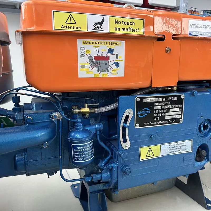 Zs1100 Arranque Manual 15HP Motor Diesel de Cilindro Único Refrigerado a Água Changfa Changchai