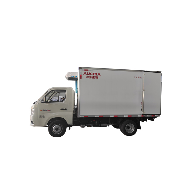 Vacina Congelada Carne Frango Medicina 5~8 Metros Cúbicos DC24V/12V Potência do Motor R404A Evaporador de Tubo de Cobre Montado na Frente Sistema de Refrigeração de Caminhão Leve