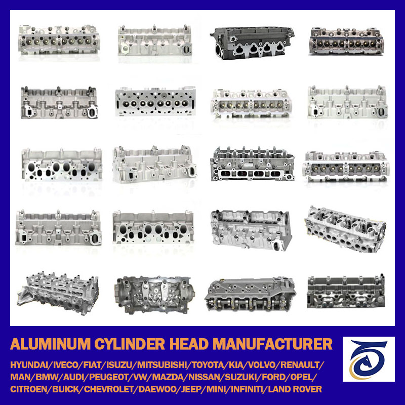 Fabricante de Cabeçote de Cilindro de Alumínio e Ferro Fundido da China para Alfaromeo Audi/BMW/Chrysler Citroen Dacia Dodge FIAT Ford/GM/Hyundai/KIA/Infiniti Isuzu Iveco Jeep