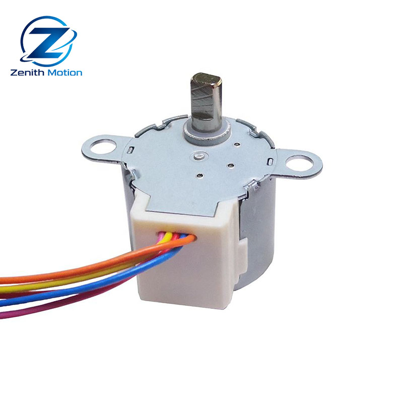 Miniatura 24byj48 Motor de Passo em Lata 12V Motor de Engrenagem com Ímã Permanente para Câmeras de Vigilância