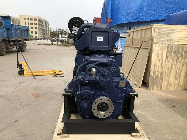 Venda Quente Marca Nova 4 Cilindrada 6 Cilindros Motor de Barco Turboalimentado Motor de Engenharia Refrigerado a Água para Embarcação de Pesca Motor Diesel Marinho Weichai