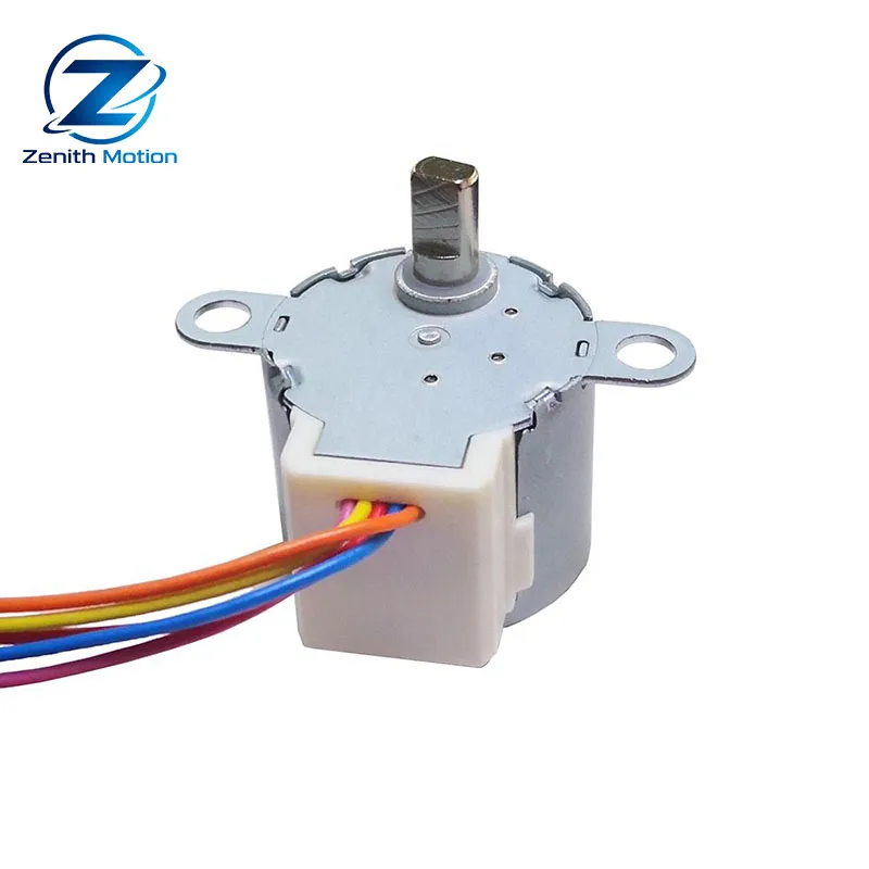 Miniatura 24byj48 Motor de Passo em Lata 12V Motor de Engrenagem com Ímã Permanente para Câmeras de Vigilância