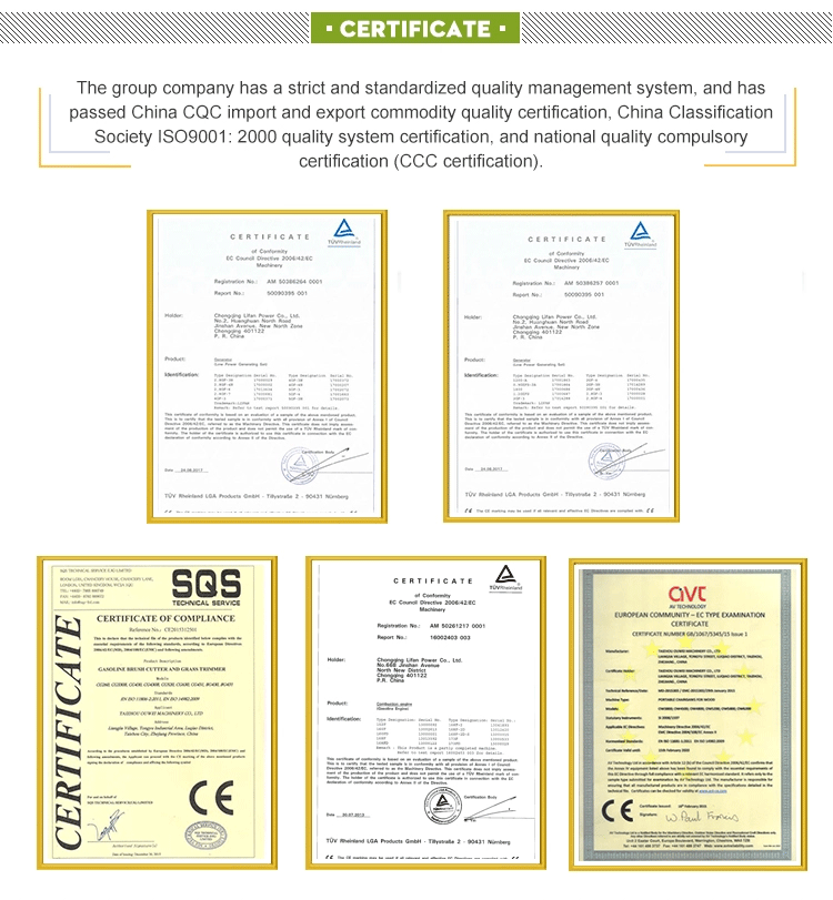 Certificados de Qualidade