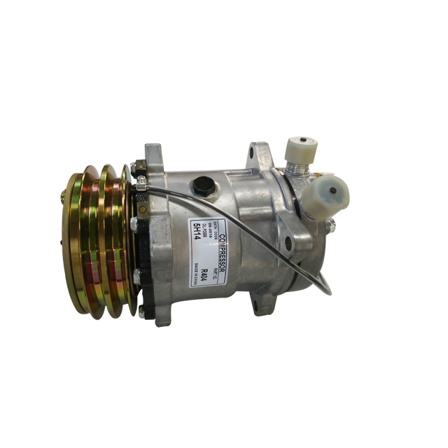 Potência do Motor Mecânico CE Fábrica Barata R134A Vegetal Congelado Flor Frango Montado na Frente 12V Sistema de Resfriamento de Caminhão Leve com Evaporador de Tubo de Cobre