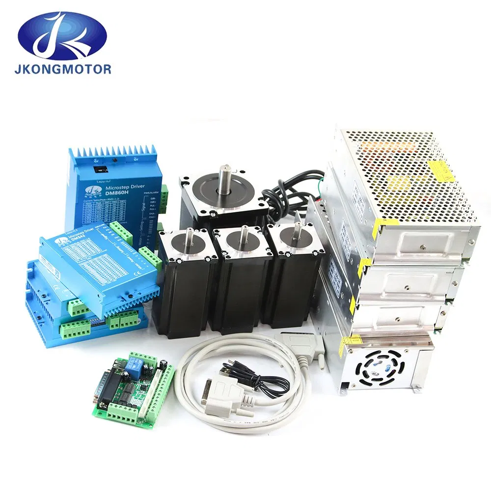 2 Fase NEMA23 1n. M 2n. M 3n. M Jk57HS 57bygh Motor de Passo Elétrico CNC Híbrido com Redutor Planetário / Freio / Encoder / Controlador