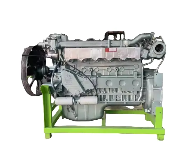 Motor Diesel Recondicionado 371HP Wd615.47 HOWO com Caixa de Câmbio 6