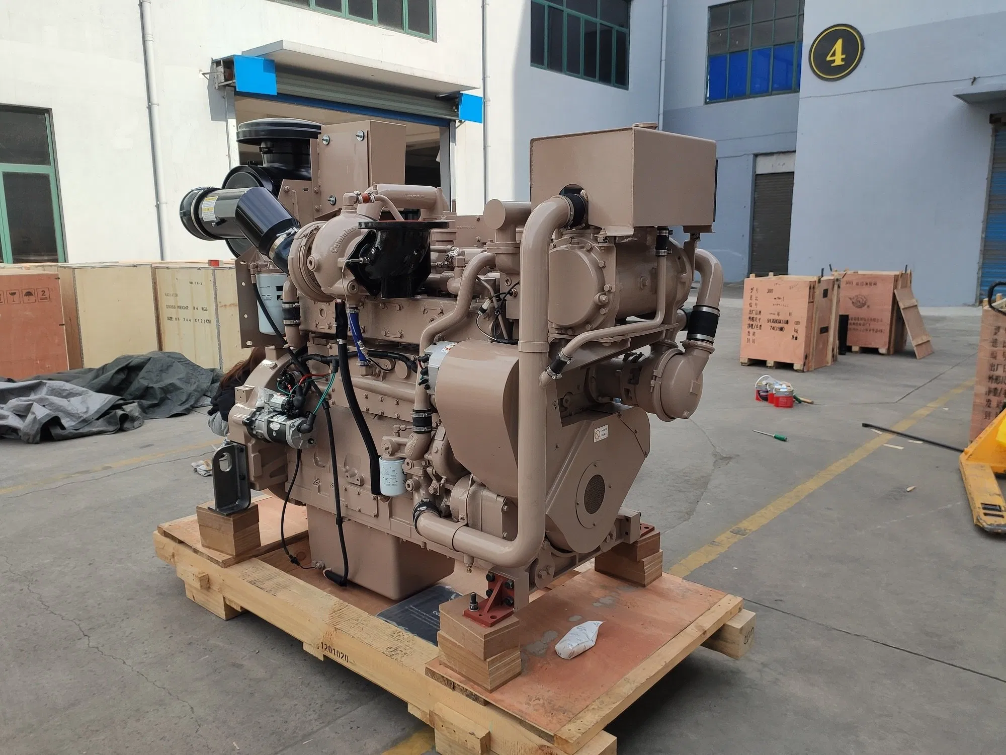 600HP Kta19-M500 Motor de Barco Marinho a Diesel Refrigerado a Água 4 de Dois Tempos para Pesca