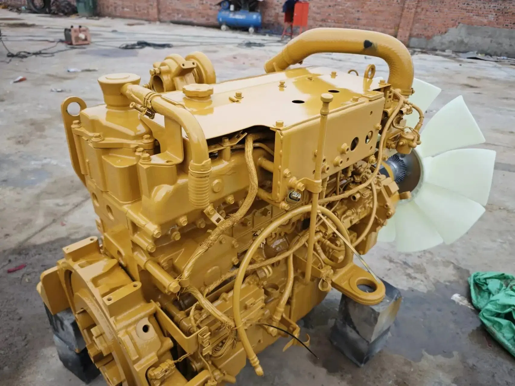 Conjunto de Motor Diesel Recondicionado C4.4 C6.4 C7.1 C7 C9 3066 para Escavadora Caterpillar E320c E320d com Intercooler