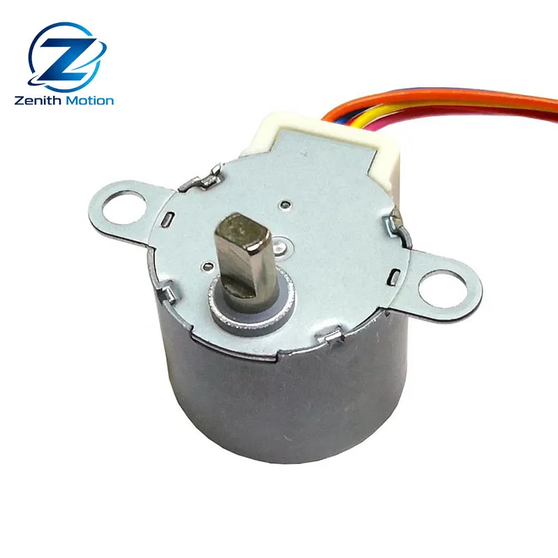 Miniatura 24byj48 Motor de Passo em Lata 12V Motor de Engrenagem com Ímã Permanente para Câmeras de Vigilância