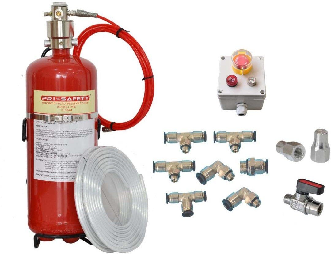 Sistema de Proteção contra Incêndio com Extintor para Equipamentos de Mineração Subterrânea Compatível com Motores de Máquinas