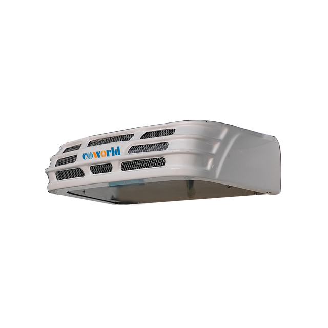 Potência do Motor Mecânico CE Fábrica Barata R134A Vegetal Congelado Flor Frango Montado na Frente 12V Sistema de Resfriamento de Caminhão Leve com Evaporador de Tubo de Cobre