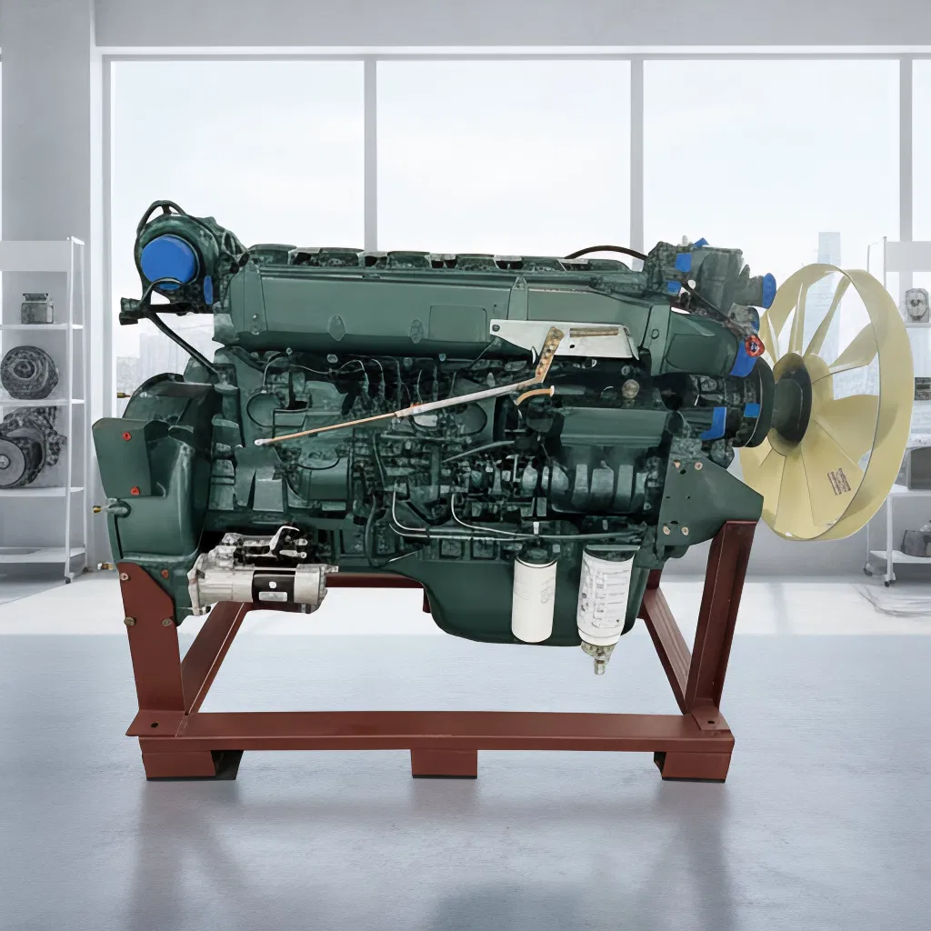 Sinotruk Wd615.47 Motor Diesel Turboalimentado e Intercooler para Caminhões Tratores Pesados Sinotruk HOWO, Caminhões Basculantes Pesados, Caminhões Basculantes de Mineração