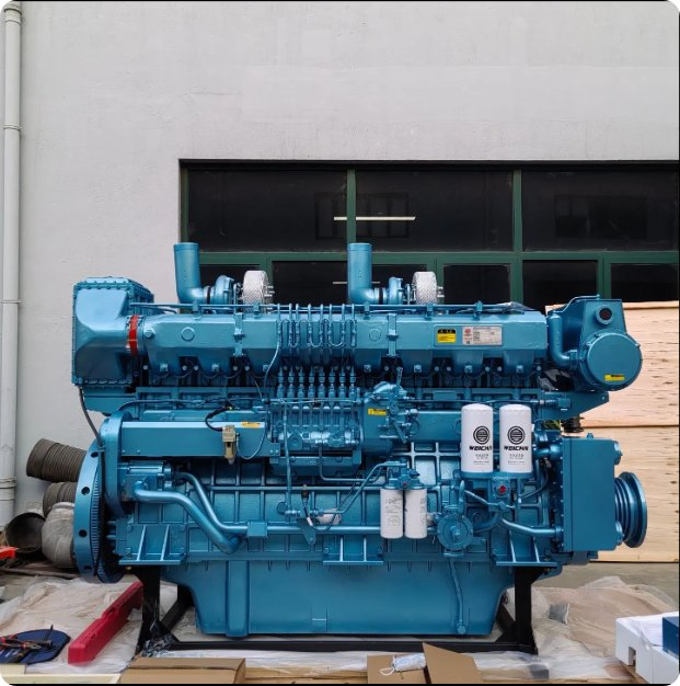 Motores Marinhos Turboalimentados Yhs 300HP para Embarcações Comerciais Motor a Diesel para Uso Marinho