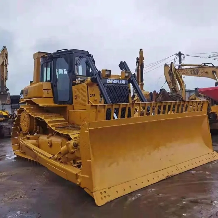 Escavadeira Cat D6h Origem Japão Recondicionada Operação Mecânica Movimento de Terra Escavadeira D6d D6 D6g Bulldozer 3306 Motor D5g, D6d, D6h, D7h, D8r, D9r, D10n