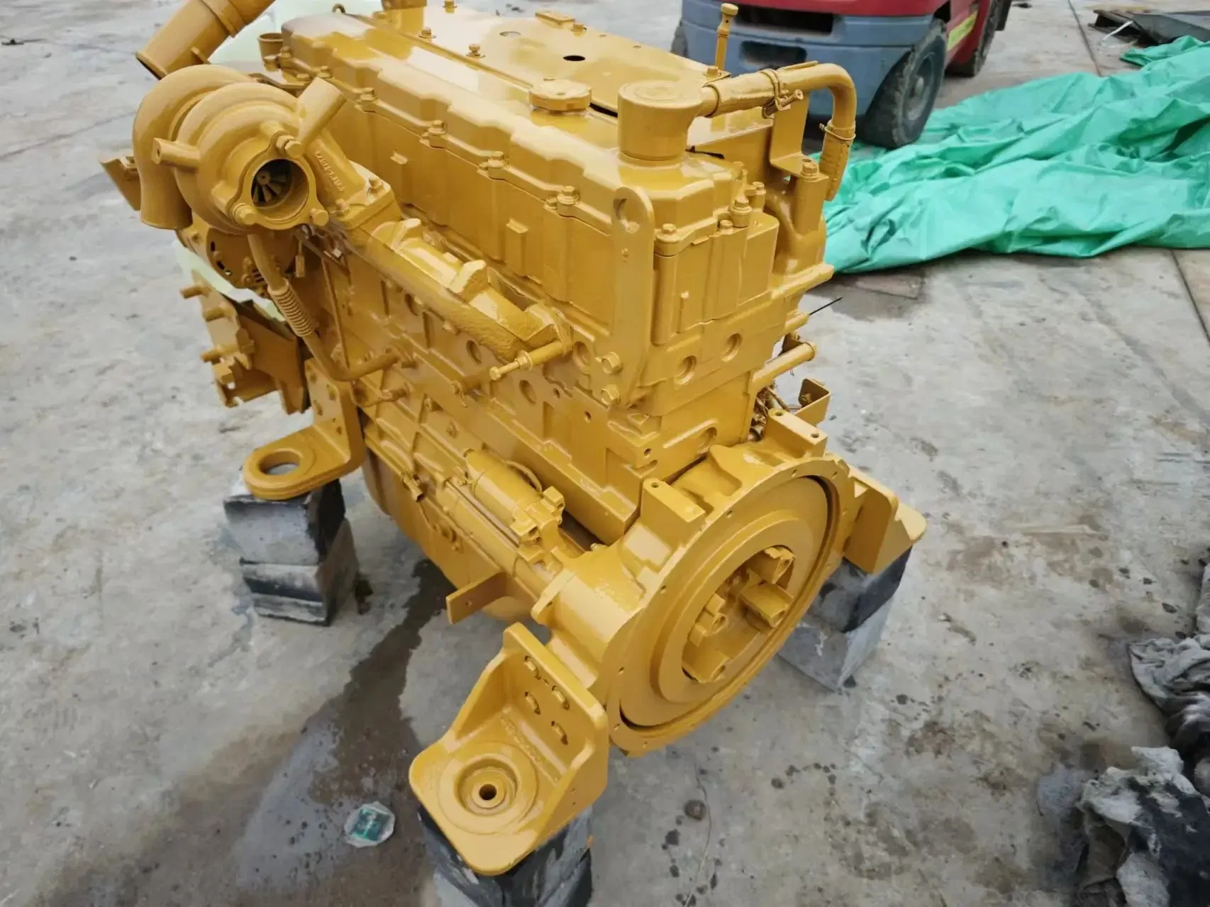 Conjunto de Motor Diesel Recondicionado C4.4 C6.4 C7.1 C7 C9 3066 para Escavadora Caterpillar E320c E320d com Intercooler