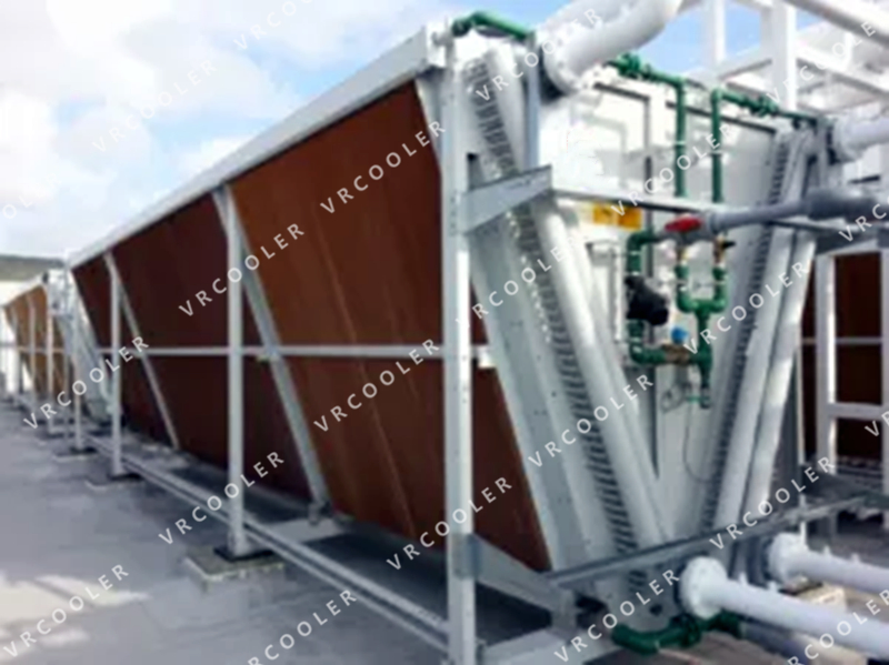 Sistema de Resfriamento a Seco com Água de Glicol para Resfriar o Motor na Usina