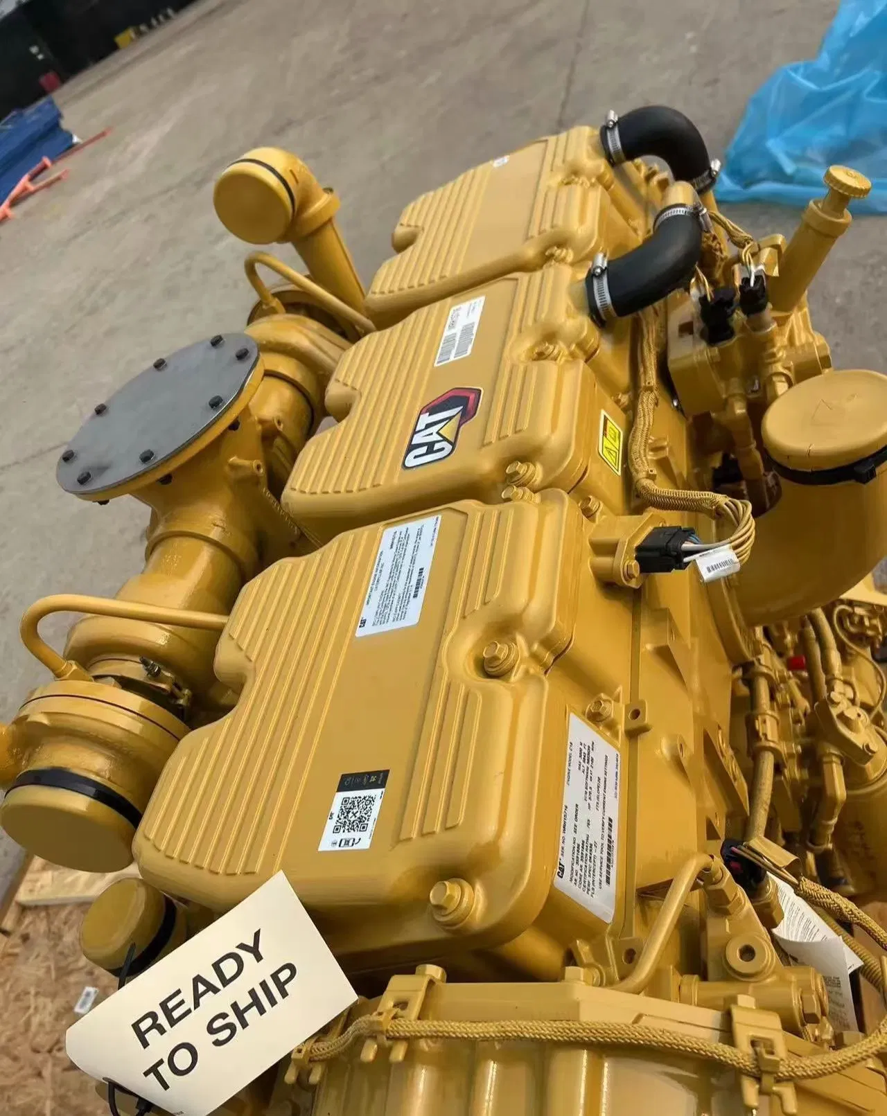 C18 Motor para 390d 374 Escavadora Diesel Pesado em Boa Condição
