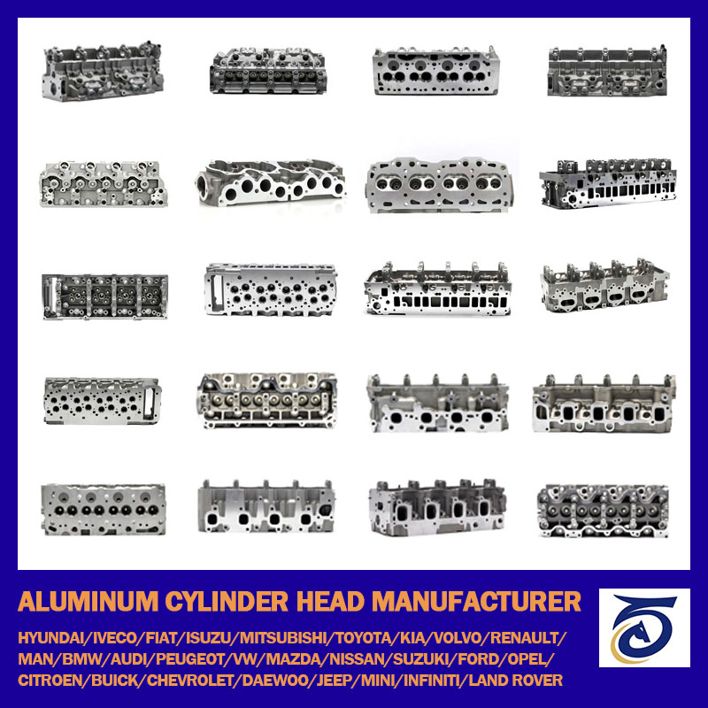 Fabricante de Cabeçote de Cilindro de Alumínio e Ferro Fundido da China para Alfaromeo Audi/BMW/Chrysler Citroen Dacia Dodge FIAT Ford/GM/Hyundai/KIA/Infiniti Isuzu Iveco Jeep