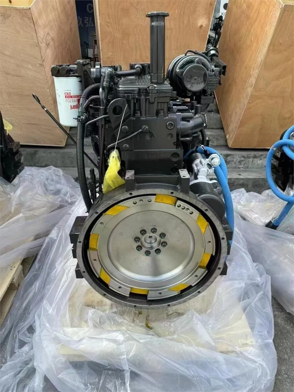 Motor Diesel Turboalimentado SAA6d114e 8.3L para PC300-8 Escavadora