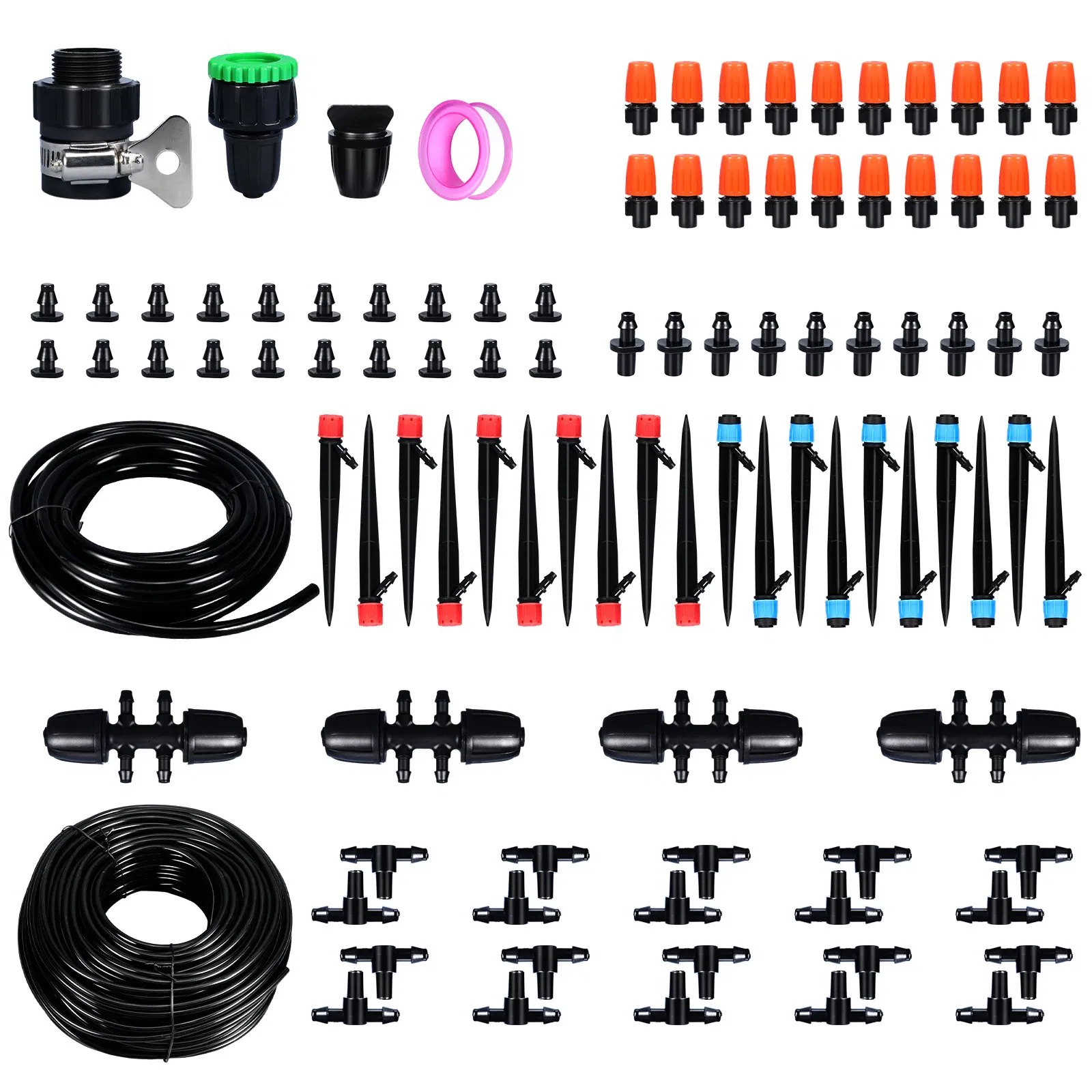 Sistema de Irrigação de Jardim 16mm Válvula de Controle de Irrigação por Gotejamento para Fita e Tubo