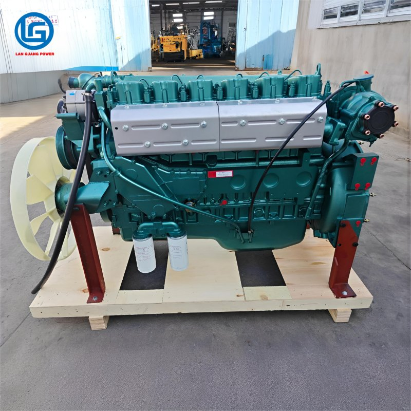 Sinotruk HOWO Wd615.47 Turboalimentado Intercooler 2200 Rpm 371HP Motor Diesel