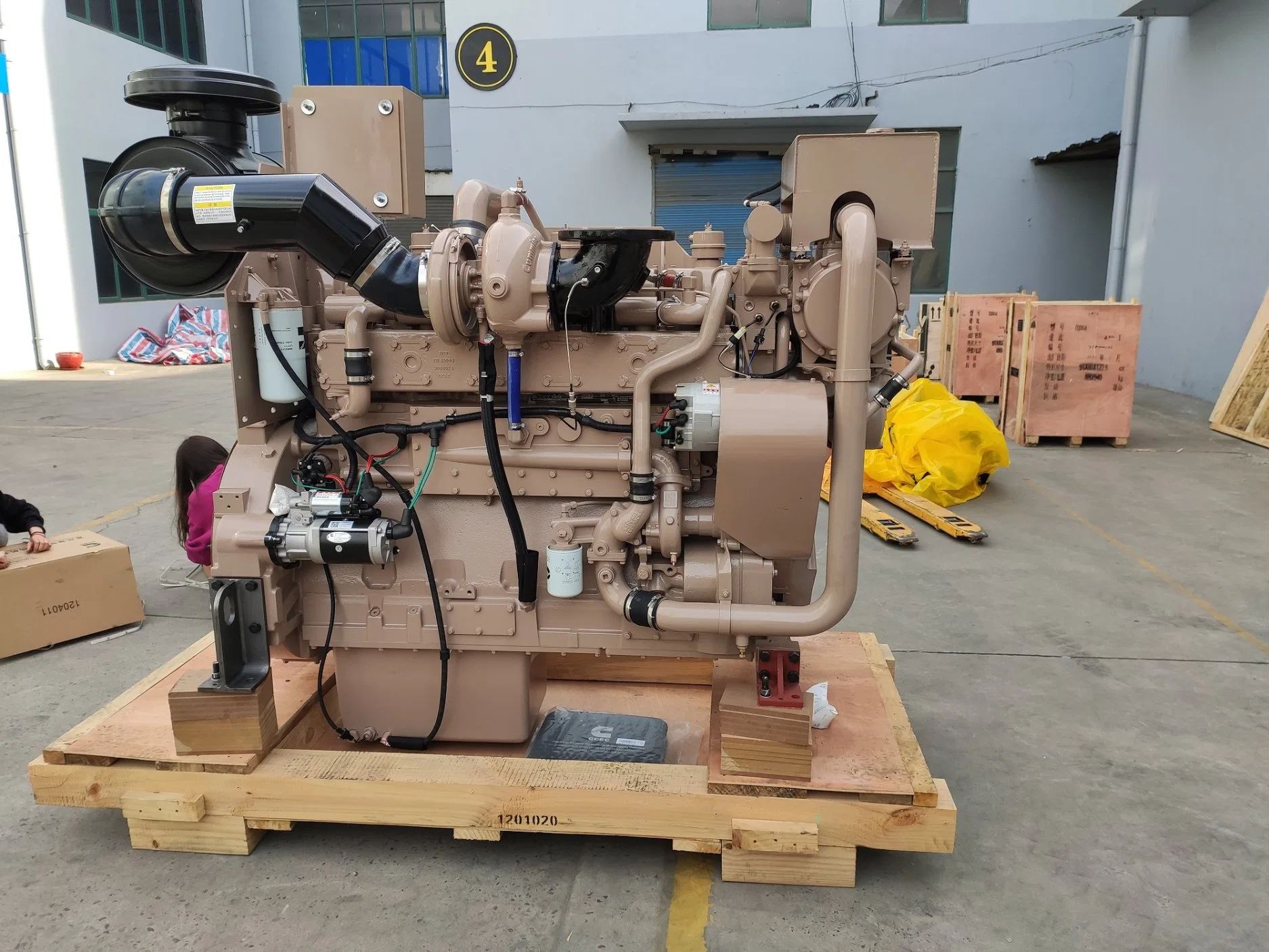 600HP Kta19-M500 Motor de Barco Marinho a Diesel Refrigerado a Água 4 de Dois Tempos para Pesca