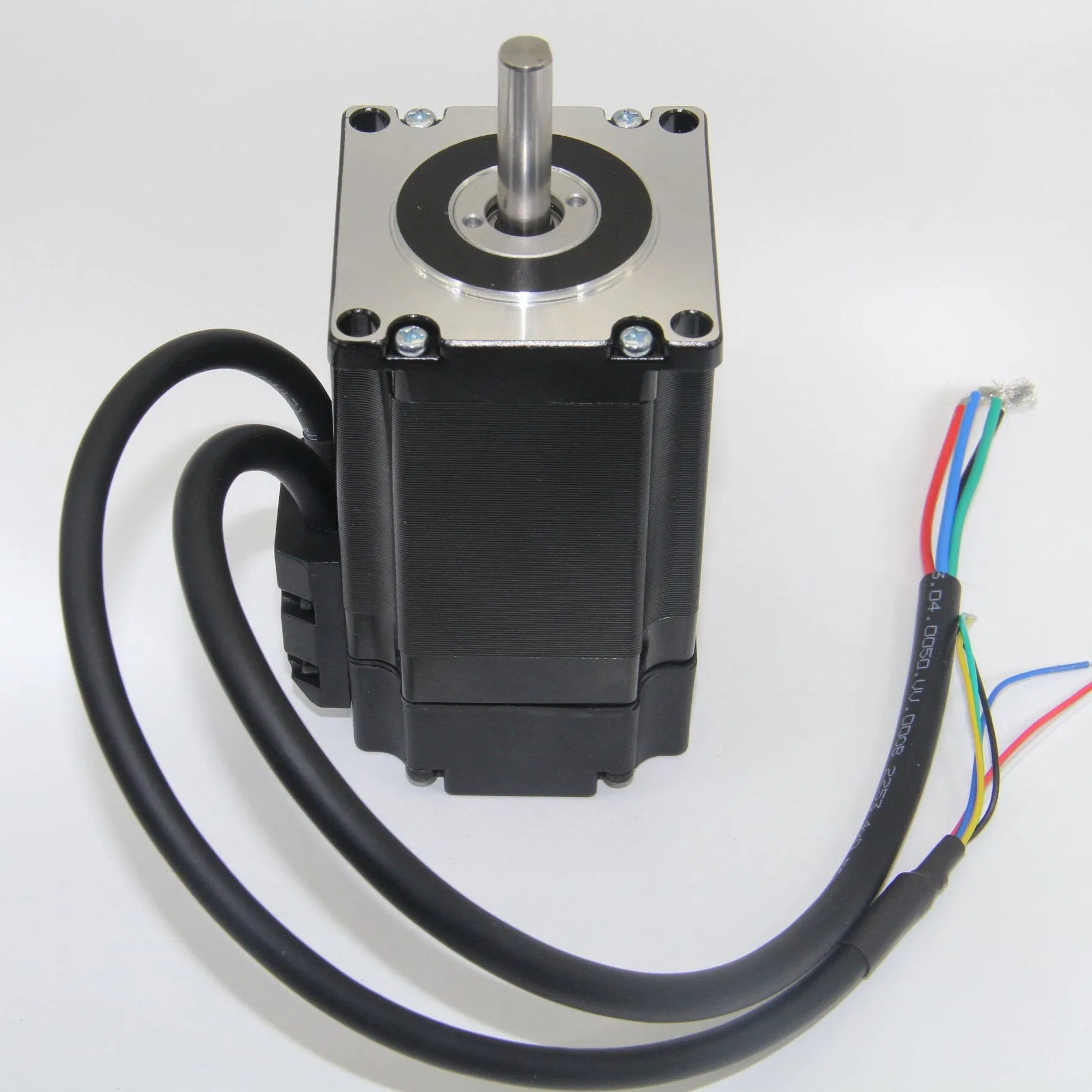 Série Completa NEMA 11 14 17 23 24 34 42 Motor de Passo Elétrico DC Híbrido para Barco com Redutor, Encoder