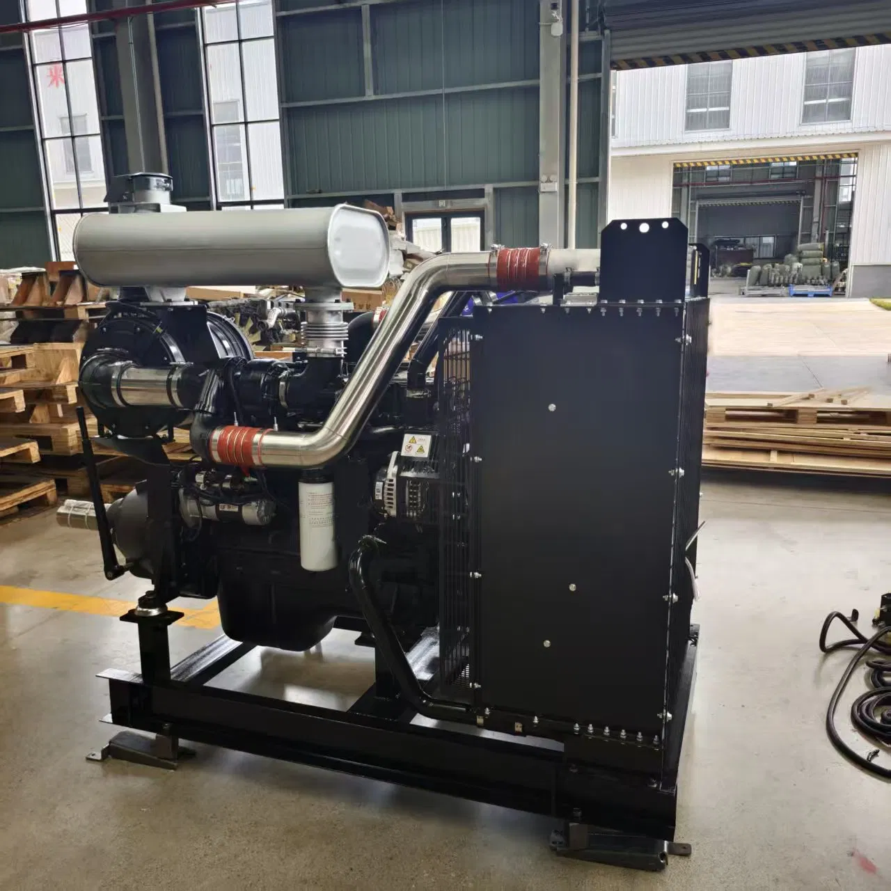 Motor Diesel de Alto Torque 6ltaa9.5-G1 390HP 290kw Turboalimentado Eficiente em Combustível para Máquinas Industriais Pesadas Caminhões de Transporte Grande 1800rpm Baixa Velocidade