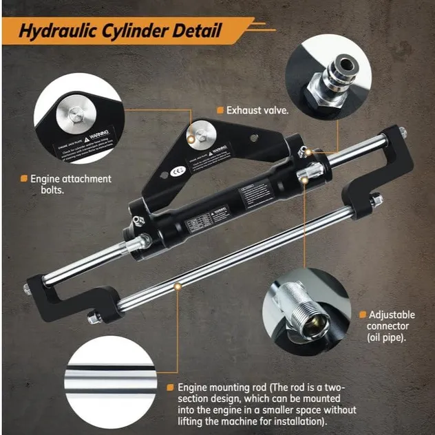 Cilindro Hidráulico em Aço Inoxidável 300HP