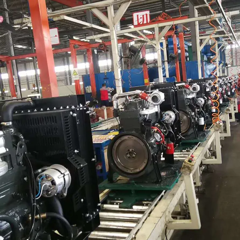 Motor Diesel Comercial Completo de Quatro Cilindros Pequeno Ricardo Weifang R4105 56kw 75HP 90HP Resfriamento a Água