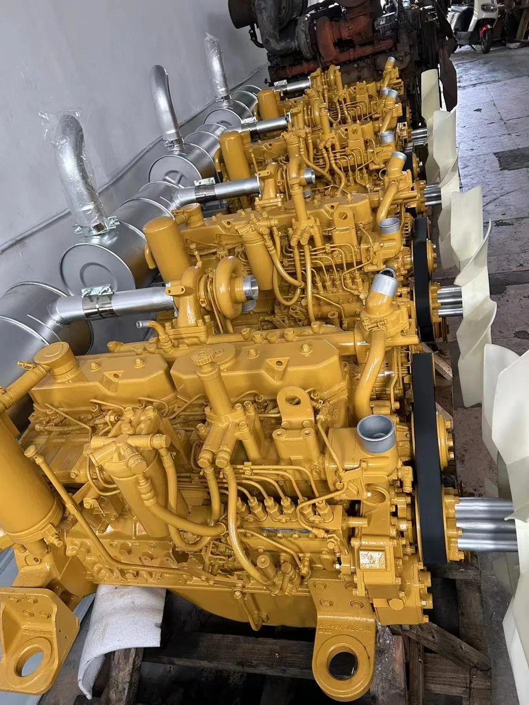 Conjunto de Motor Diesel Recondicionado C4.4 C6.4 C7.1 C7 C9 3066 para Escavadora Caterpillar E320c E320d com Intercooler