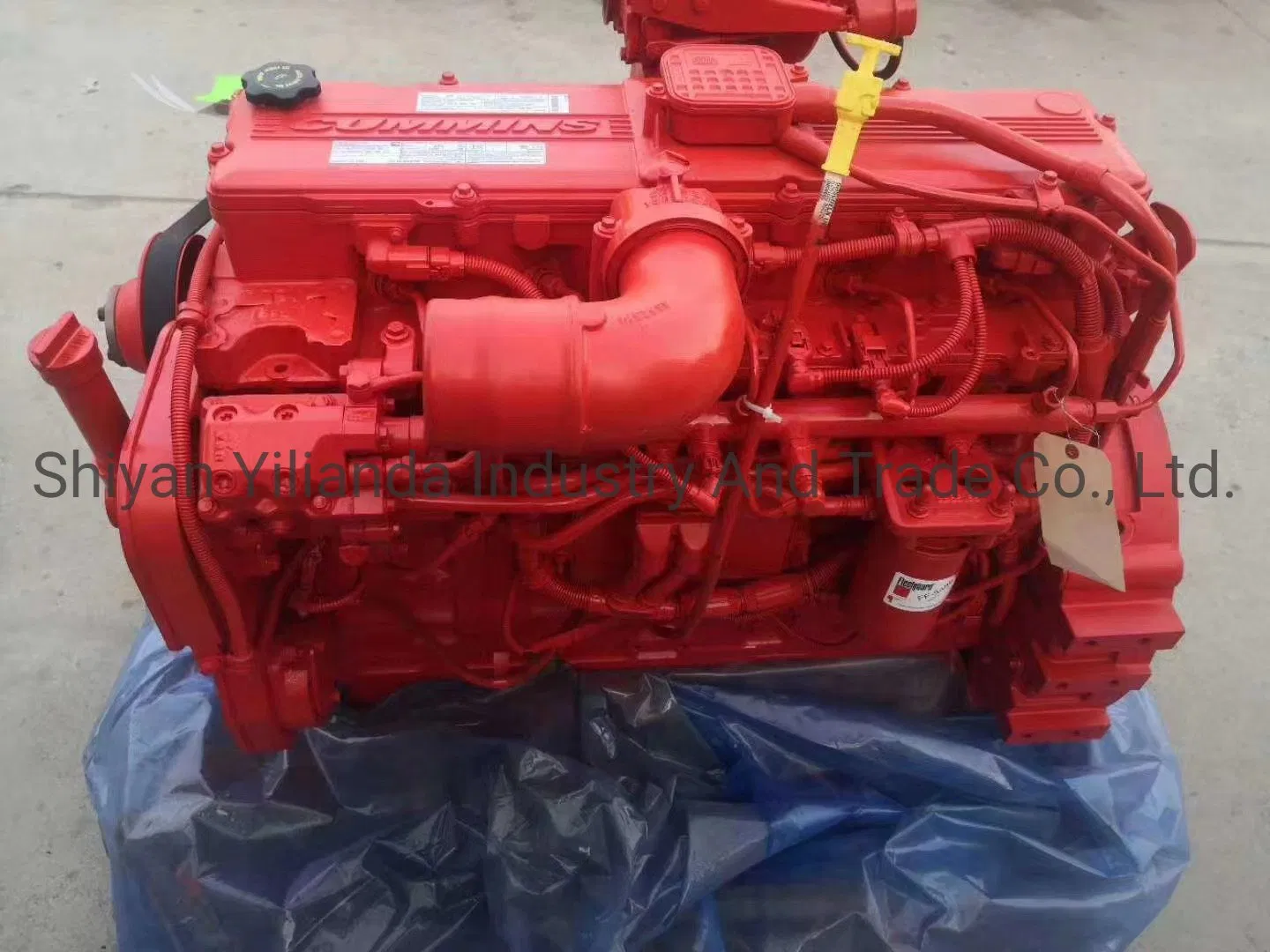 Conjunto de Motor Diesel Turboalimentado com Refrigeração a Água para Máquinas de Construção Novas Qsl8.9 Qsl 260HP