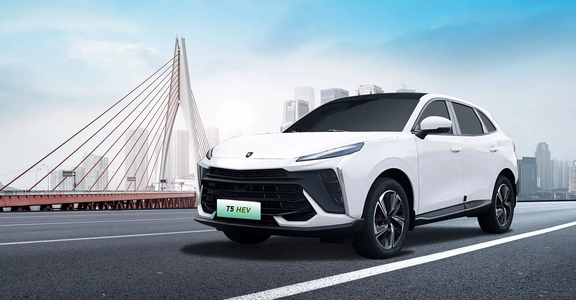 Carro SUV HEV Trem Elétrico Uso Eficiente de Energia