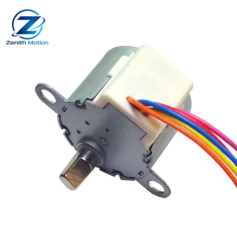 Miniatura 24byj48 Motor de Passo em Lata 12V Motor de Engrenagem com Ímã Permanente para Câmeras de Vigilância