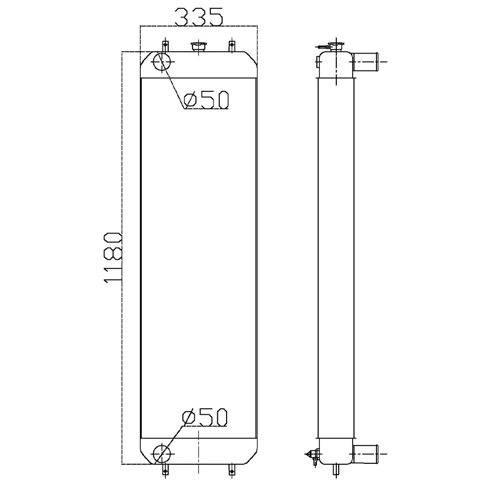 Sistema de Resfriamento de Motor de Alto Desempenho para Escavadora Hitachi Ex330-3