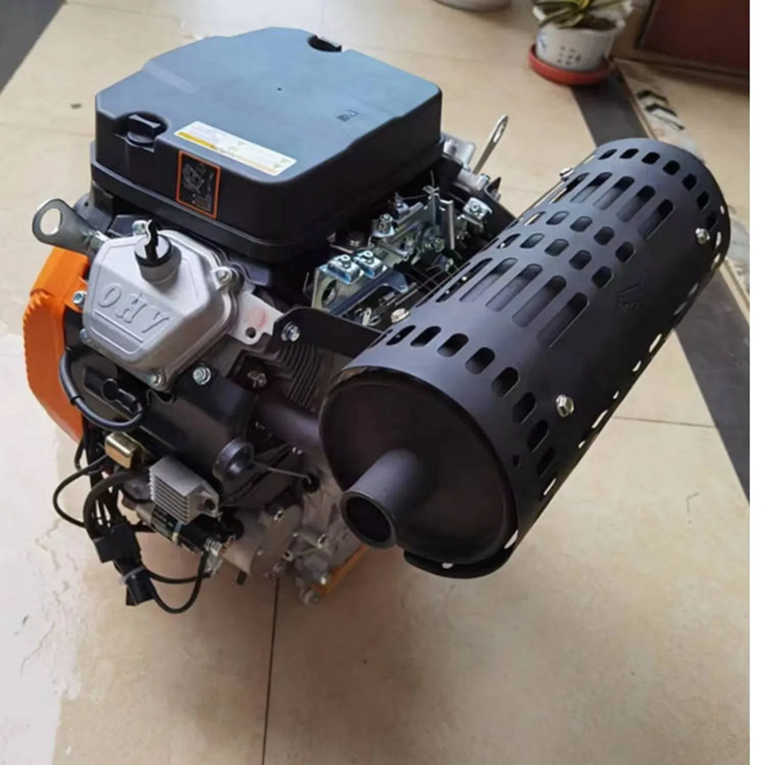 Máquina de Motor a Gasolina de Dois Cilindros por Atacado Completa 4 Stroke Pequena Mini Chinesa de Petróleo 2 Cilindro V Twin da Senci Zonsen Loncin Rato Zongshen