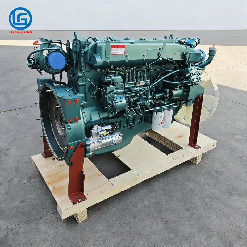 Sinotruk HOWO Wd615.47 Turboalimentado Intercooler 2200 Rpm 371HP Motor Diesel