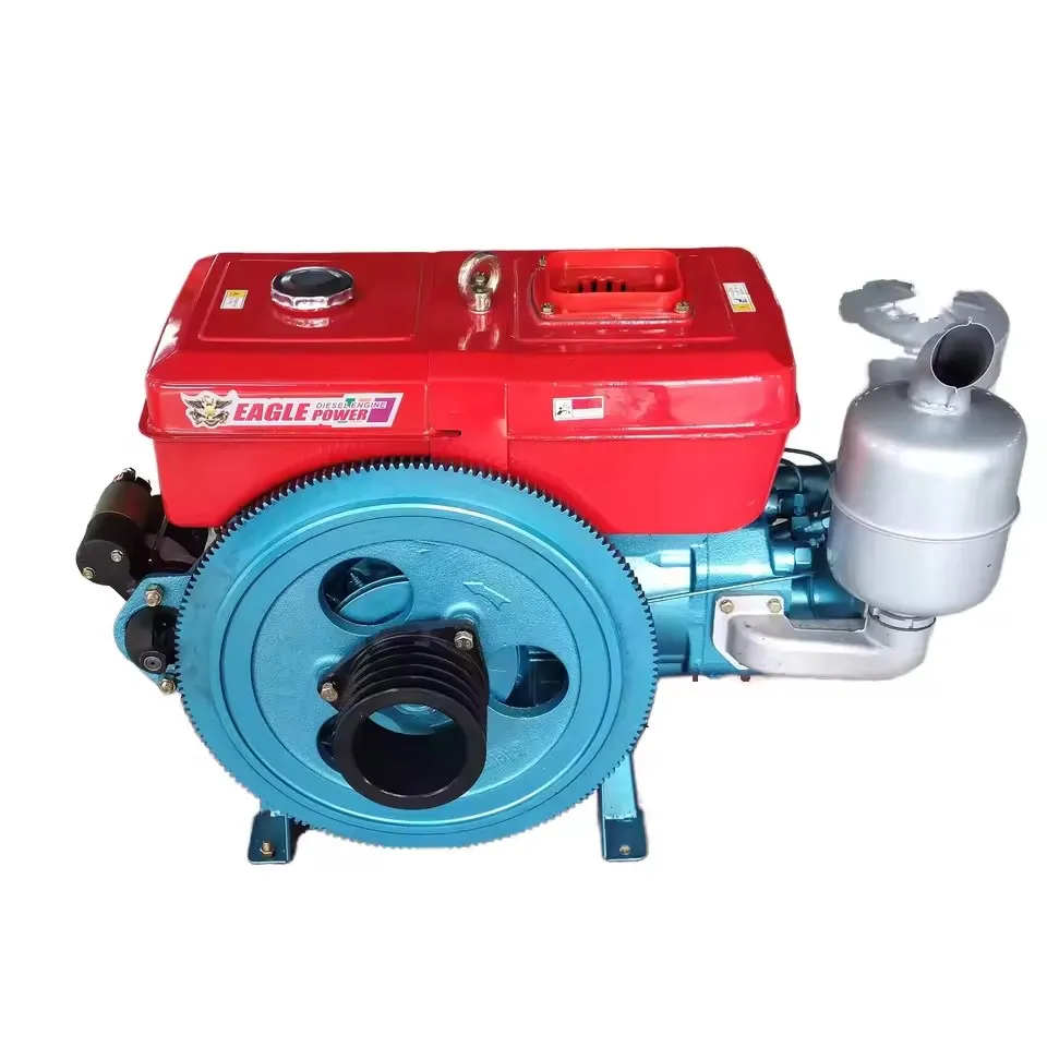 Modelo Popular Zs1115 Motor Diesel de Cilindro Único 24HP Refrigerado a Água 4 Motor Diesel de Curso