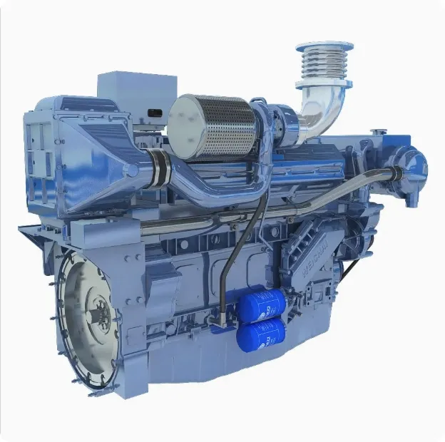 Motores Marinhos Turboalimentados Yhs 300HP para Embarcações Comerciais Motor a Diesel para Uso Marinho