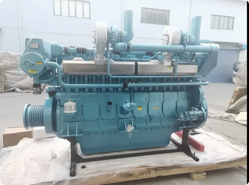 Motores Marinhos Turboalimentados Yhs 300HP para Embarcações Comerciais Motor a Diesel para Uso Marinho